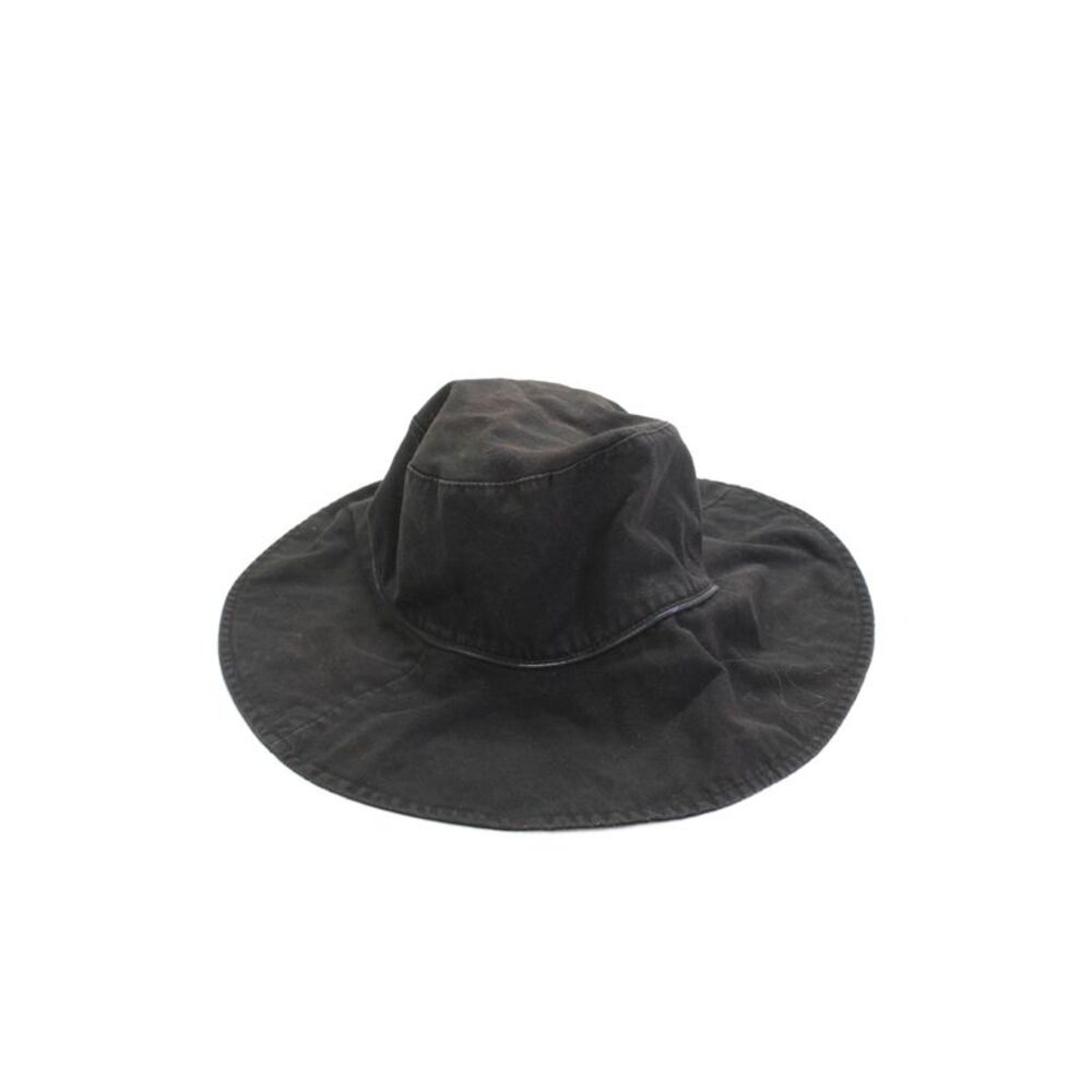 Theory Womens Canvas Bucket Hat Black One Size